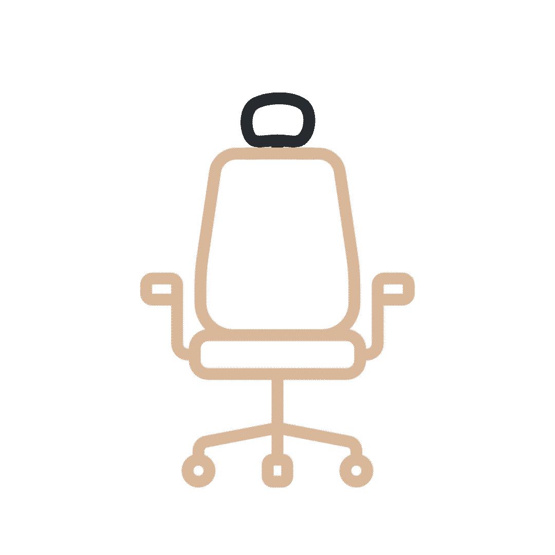 <strong>Tri-Axis Headrest</strong>